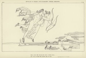Apollon et Diane tirant leurs flèches - John Flaxman